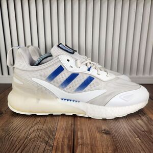 Adidas Originals ZX 2K Boost 2.0 Men's 10 White Blue Bird Running Sneakers Shoes